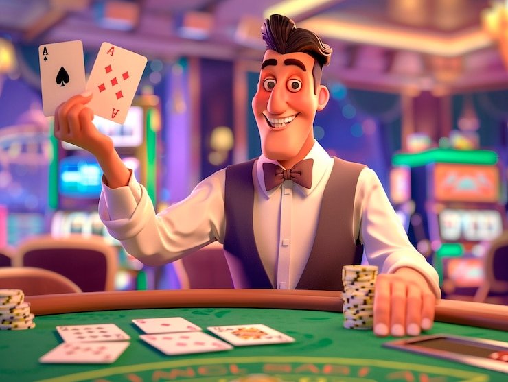 Mobile slot game interface showing betting controls and spin button